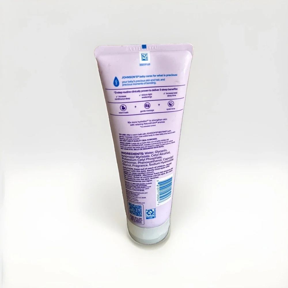 Johnson's Baby Bedtime Moisturizing Body Cream, Relaxing Aromas, Night Time 8 oz